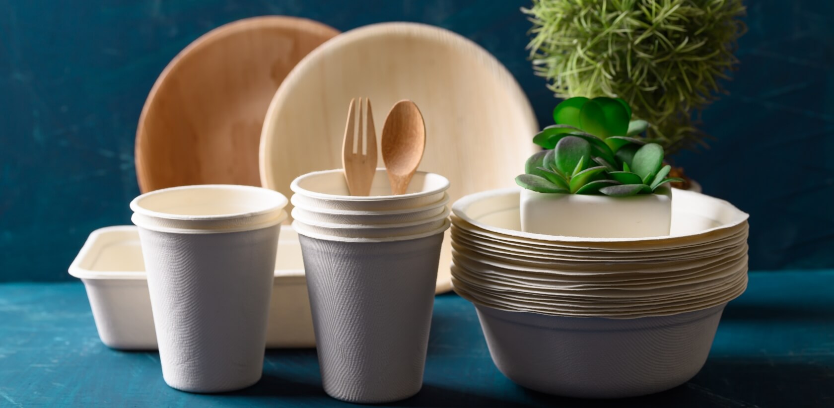Gobelets, assiettes, couverts écologiques