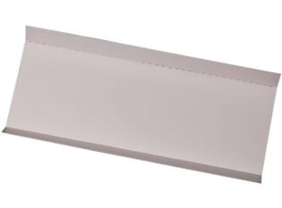 AC240 - Rectangle rainé en Carton - Blanc, 240x85mm