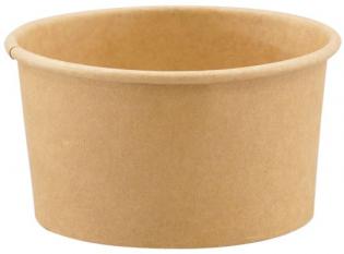 BFC103 - Pot à glace kraft en Carton + PE - Kraft, 100ml, ø75 h 45mm