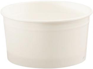 BFC145 - Pot à glace en Carton + PE - Blanc, 145ml, ø73 h 53mm