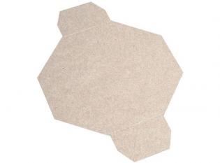WBL17 - Couvercle pour WAO811 en Bois + Papier - Bois, 110x110 mm