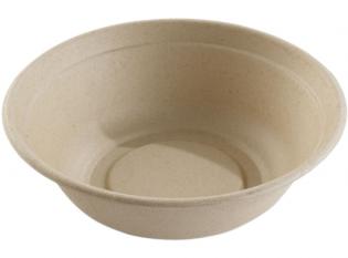 AKS216 - Saladier rond en Bagasse - Beige, 950ml, ø 210mm