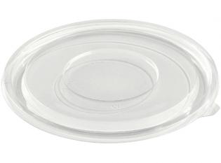 APL93 - Couvercle plat en rPET - Transparent, ø 260mm