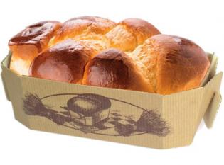 BAS17 - Barquette en Carton micro-cannelé + CPET - Décor, 750ml, 160x90x60mm