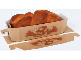 BAS24 - Barquette en Carton micro-cannelé + CPET - Décor, 750ml, 180x125x60mm