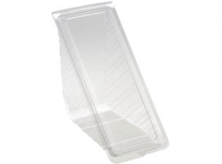 BCH767 - Triangle sandwich en PET - Transparent, 110x110x67mm