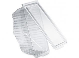 BCH778 - Triangle sandwich extra large en PET - Transparent, 185x90x78mm