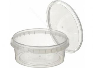BCP1183 - Pot sécurisé en PP - Translucide, 300ml, ø118 h 51mm