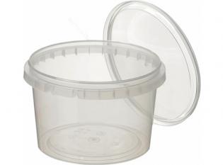 BCP1185 - Pot sécurisé en PP - Translucide, 500ml, ø118 h 80mm