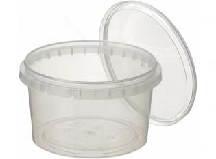 BCP921 - Pot sécurisé en PP - Translucide, 210ml, ø95 h 50mm