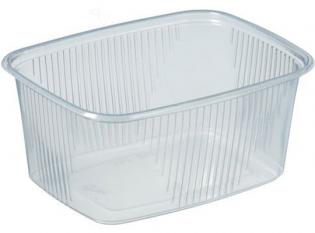 BRJ182 - Barquette MicroTherm 82 en PP - Translucide, 250ml, 110x82x50mm