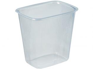 BRJ185 - Barquette MicroTherm 82 en PP - Translucide, 500ml, 110x82x100mm