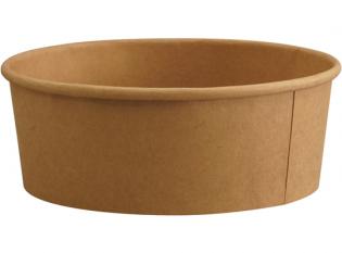 BSA915 - Bol série 184 en Carton + PE - Kraft, 1200ml, ø184 h 68mm
