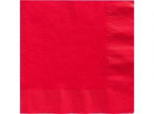 S2404 - Serviette 2 plis en Ouate - Rouge, 40x40cm