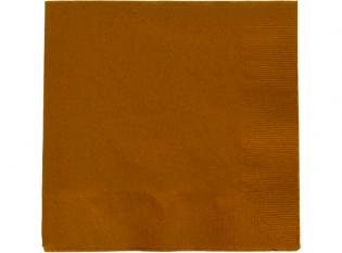 S2409 - Serviette 2 plis en Ouate - Brun, 40x40cm