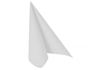 SNT01 - Serviettes en non tissé 60g en Non-tissé - Blanc, 40x40cm