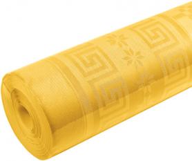 NRD832 - Nappes en rouleaux damassées en Papier - Jaune, 118x250cm