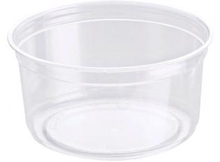 BDT12 - Pot Déli Gourmet en rPET - Transparent, 350ml, ø118 h 58mm