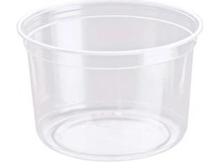 BDT16 - Pot Déli Gourmet en rPET - Transparent, 470ml, ø118 h 75mm