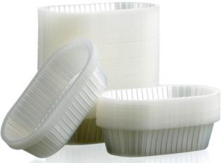 BP96 - Caissette ovale en PS - Translucide, 90ml, 55x95x24mm