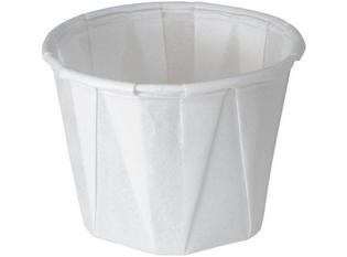 BPS45 - Caissette soufflée en papier - Blanc, 30ml, 43x30mm