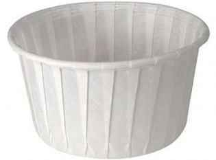 BPS55 - Caissette soufflée en papier - Blanc, 160ml, 80x42mm