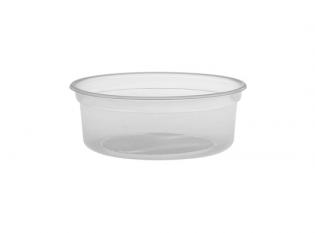 BRF08 - Pot Deli Gourmet en PP - Translucide, 250ml, ø118 h 43mm