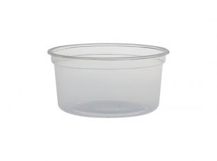 BRF12 - Pot Deli Gourmet en PP - Translucide, 350ml, ø118 h 58mm