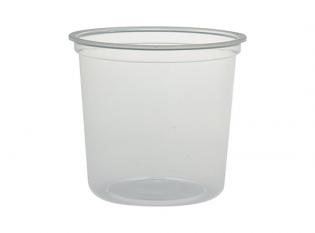 BRF24 - Pot Deli Gourmet en PP - Translucide, 700ml, ø118 h 107mm