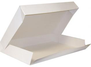 BTL28 - Boite transport en Carton cannelé - Blanc, 200x280x50mm