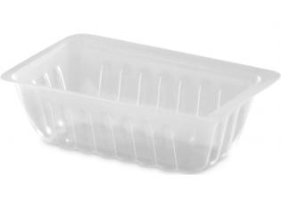 BA150 - Barquette sans couvercle en PS - Translucide, 150ml, 97x74 h 38mm
