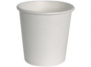 GH109 - Gobelet épais en Carton + PE - Blanc, 10cl, ø 63