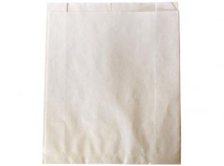 MP101 - Sac croissant neutre en Papier - Blanc, 120x170x50mm