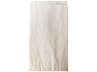 MP104 - Sac croissant neutre en Papier - Blanc, 140x270x70mm