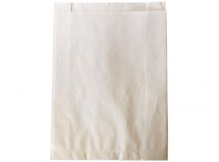 MP107 - Sac croissant neutre en Papier - Blanc, 260x350x80mm