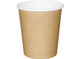 GH178 - Gobelet épais en Carton + PE - Beige, 17cl, ø 73