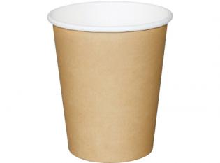 GH218 - Gobelet épais en Carton + PE - Beige, 22cl, ø 80