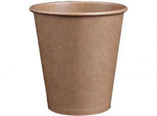 GH265 - Gobelet épais en Carton + PE - Kraft, 28cl, ø 90