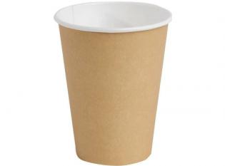 GH318 - Gobelet épais en Carton + PE - Beige, 35cl, ø 90