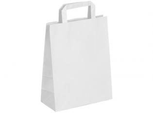 MPR79 - Sacs Cabas en Papier 70g - Blanc, 220x105x280mm