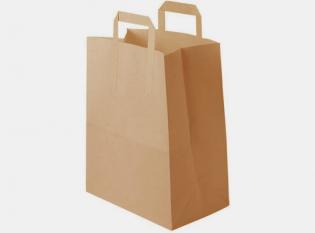 MPR819 - Sacs Cabas en Papier 80g - Kraft, 260x140x320mm