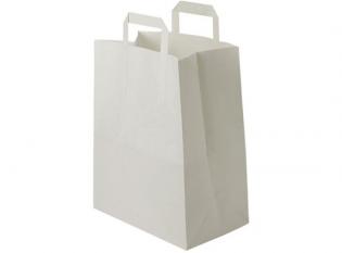 MPR81 - Sacs Cabas en Papier 80g - Blanc, 260x140x320mm