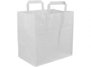 MPR82 - Sacs Cabas en Papier 70g - Blanc, 260x175x245mm