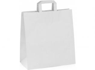 MPR85 - Sacs Cabas en Papier 80g - Blanc, 320x140x320mm