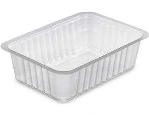 BBT760 - Barquettes thermoscellables en PP - Translucide, 760ml, 177x113 h57mm