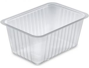 BBT910 - Barquettes thermoscellables en PP - Translucide, 910ml, 177x113 h71mm
