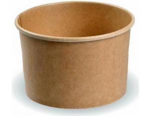 BSA48 - Bol série 117 en carton + PE - Kraft, 480ml, ø117 h96mm