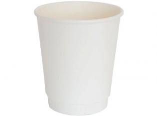 GHW08 - Gobelet double paroi en carton - Blanc, 22cl