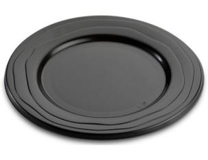 ARR181-Assiette Wave -Noir-- ø 185 h15mm