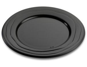 ARR241-Assiette Wave -Noir-- ø 240 h15mm
